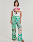 Pantaloni morbidi / Pantaloni alla zuava Desigual SILKA Multicolore Pantaloni morbidi / Pantaloni alla zuava Donna - 2