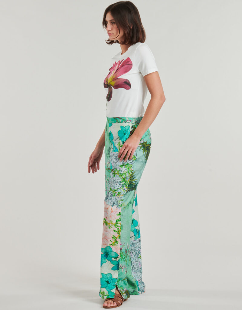 Pantaloni morbidi / Pantaloni alla zuava Desigual SILKA Multicolore Pantaloni morbidi / Pantaloni alla zuava Donna - 3
