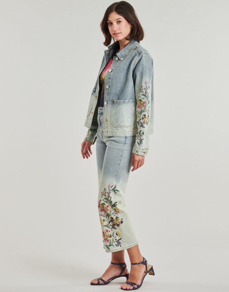 Veste en jean Desigual HOUSTON Blu Giacche in jeans Donna - 3