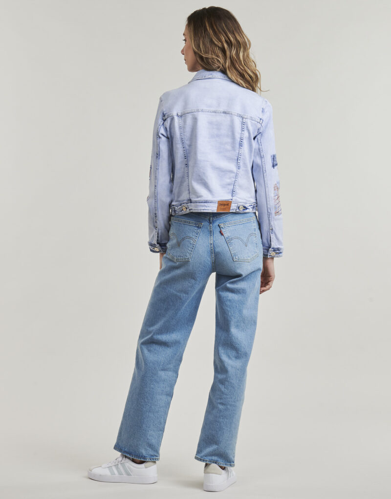 Veste en jean Desigual LOS ANGELES Blu Giacche in jeans Donna - 4