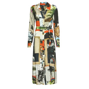 Abito   Desigual  COLLAGE LACROIX  Multicolore -   Abiti Lunghi Donna