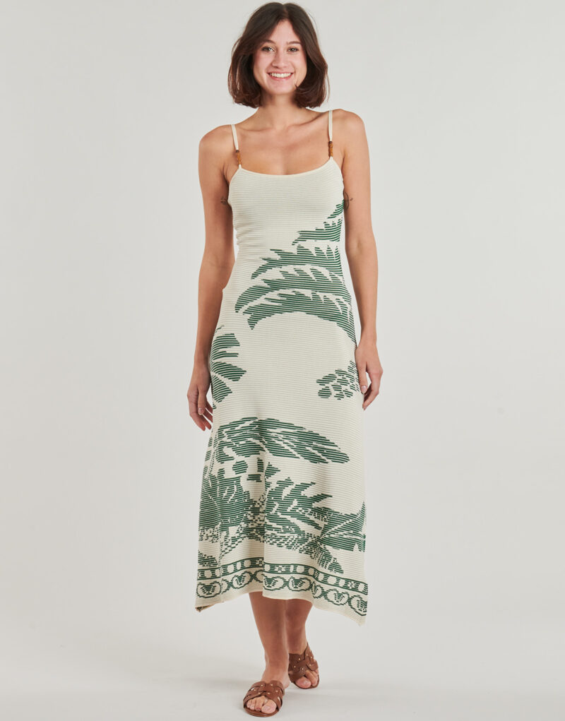 Habiller Desigual Robes longues blanches MARSELLA pour femmes - 2
