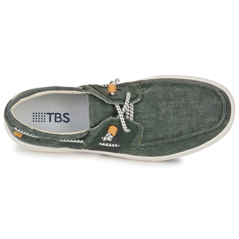 TBS GEOBOAT Green Men's Boat Shoes - 6