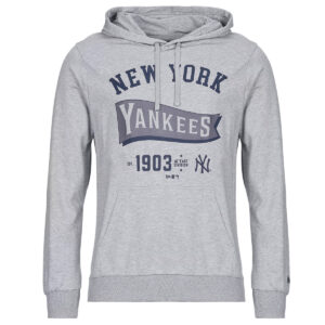 Felpe con cappuccio  New Era  MLB PENNANT GRAPHIC HOODIE NEW YORK YANKEES  Grigio -  Felpe con cappuccio Abbigliamento Uomo