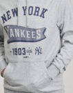 Felpe con cappuccio New Era MLB PENNANT GRAPHIC HOODIE NEW YORK YANKEES Grigio Felpe con cappuccio Uomo - 5