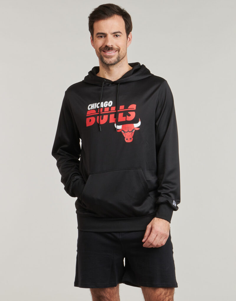 Sweatshirts New Era NBA ESSENTIALS HOODIE CHICAGO BULLS Noir Sweatshirts Homme - 2