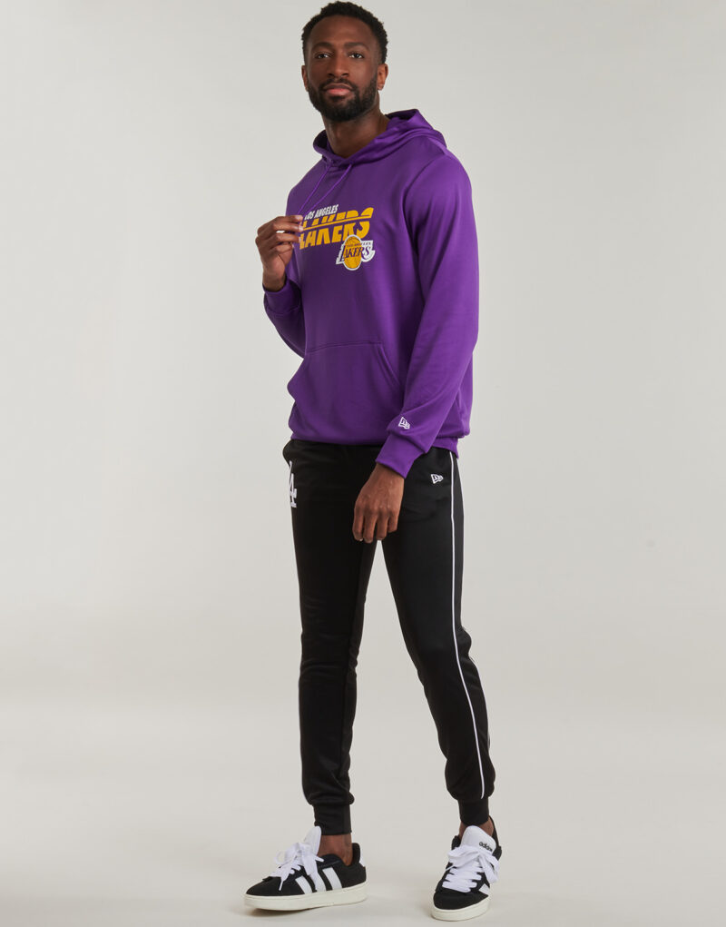 Felpe con cappuccio New Era NBA ESSENTIALS HOODIE LOS ANGELES LAKERS Viola Felpe con cappuccio Uomo - 3