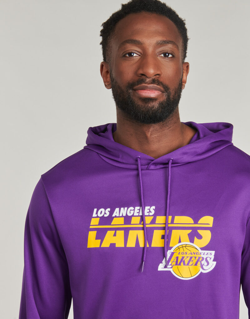 Felpe con cappuccio New Era NBA ESSENTIALS HOODIE LOS ANGELES LAKERS Viola Felpe con cappuccio Uomo - 5