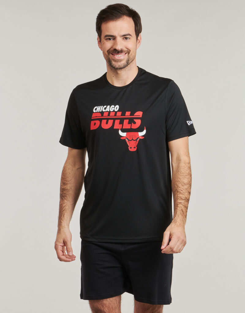 T-shirt New Era NBA ESSENTIALS TEE CHICAGO BULLS Nero T-shirt maniche corte Uomo - 2