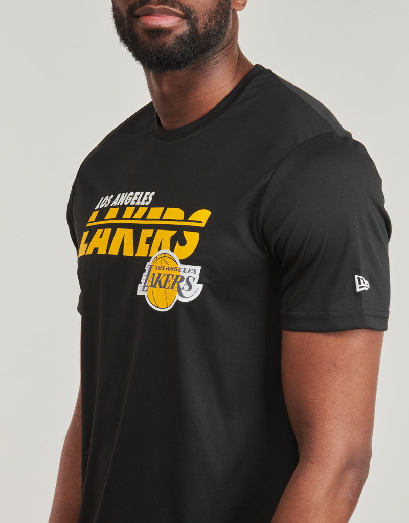 T-shirt New Era NBA ESSENTIALS TEE LOS ANGELES LAKERS Nero T-shirt maniche corte Uomo - 5