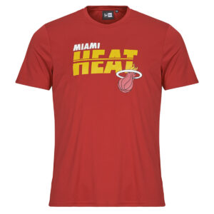 T-shirt  New Era  NBA ESSENTIALS TEE MIAMI HEAT  Rosso -  T-shirt maniche corte Uomo