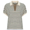 Polo Tommy Hilfiger LYOCELL OPEN-NK RELAXED POLO SS Bianco Polo Donna