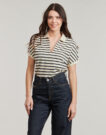 Polo Tommy Hilfiger LYOCELL OPEN-NK RELAXED POLO SS Bianco Polo Donna - 2