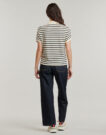 Polo Tommy Hilfiger LYOCELL OPEN-NK RELAXED POLO SS Bianco Polo Donna - 4