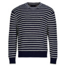 Maglione Tommy Hilfiger BRETON STRUCTURE CREW NECK Marine Maglioni Uomo - 1