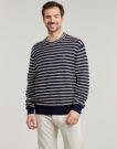 Maglione Tommy Hilfiger BRETON STRUCTURE CREW NECK Marine Maglioni Uomo - 2