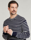 Maglione Tommy Hilfiger BRETON STRUCTURE CREW NECK Marine Maglioni Uomo - 5