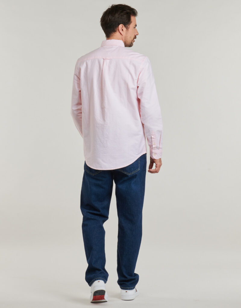 Camicia a maniche lunghe Tommy Jeans TJM REG OXFORD SHIRT EXT Rosa Camicie a maniche lunghe Uomo - 4