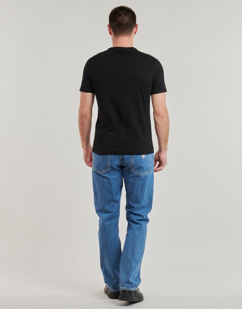 T-shirt Guess CN TRIANGLE TEE Nero T-shirt maniche corte Uomo - 4