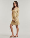 Robe courte Guess Robe courte dor&eacute;e NELLIE VN LS pour femme - 3