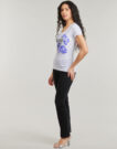 T-shirt Guess T-shirt blanc &agrave; manches courtes pour femme CN FLOWER TRIANGLE - 3