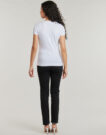 T-shirt Guess T-shirt blanc &agrave; manches courtes pour femme CN FLOWER TRIANGLE - 4