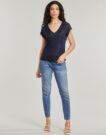Jeans Slim Freeman T.Porter ALEXA HIGH WAIST CROPPED S-SDM Blu Jeans Slim Donna - 2