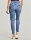 Jeans Slim Freeman T.Porter ALEXA HIGH WAIST CROPPED S-SDM Blu Jeans Slim Donna - 4