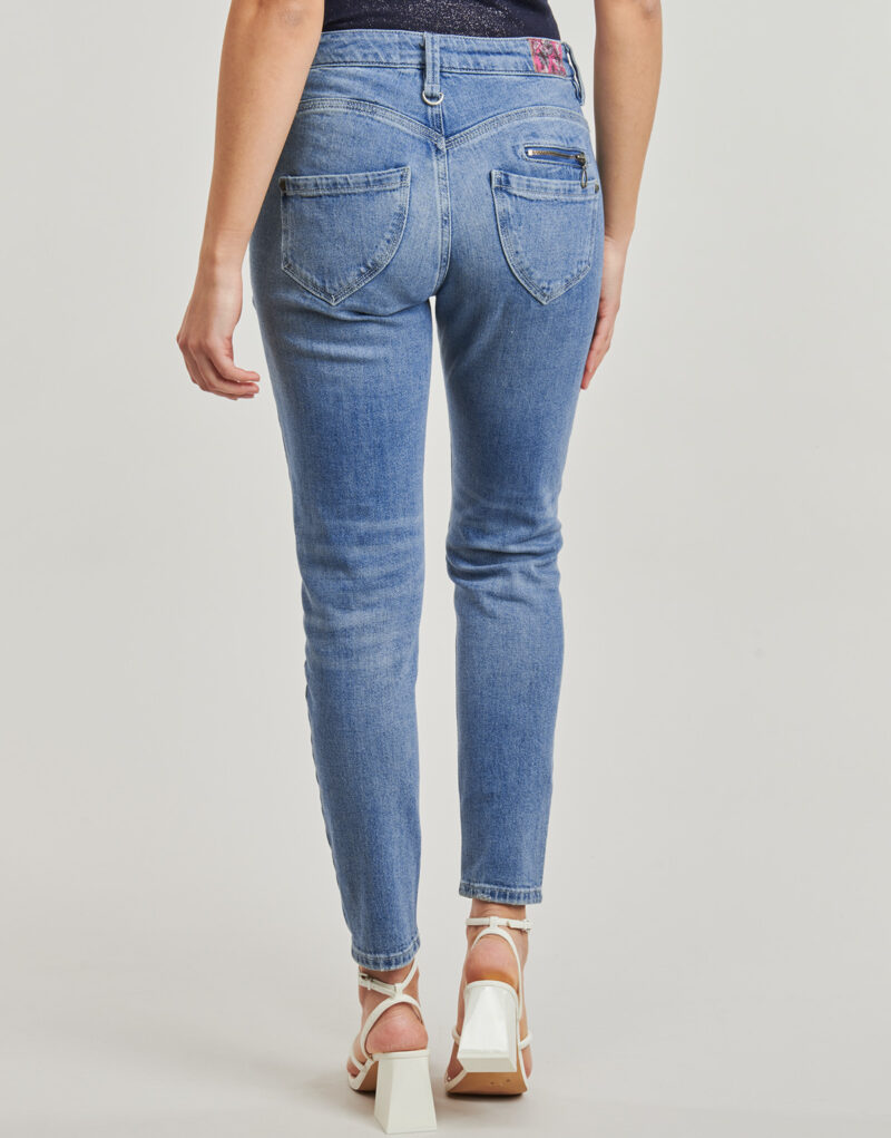 Jeans Slim Freeman T.Porter ALEXA HIGH WAIST CROPPED S-SDM Blu Jeans Slim Donna - 4
