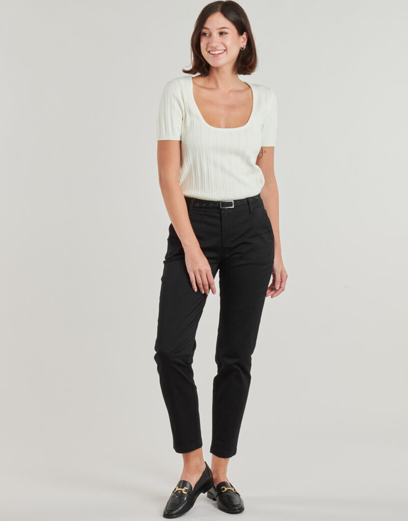 Pantalone Chino Freeman T.Porter CLAUDIA FELICITA Nero Pantaloni Chino Donna - 2