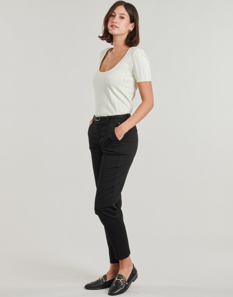 Pantalone Chino Freeman T.Porter CLAUDIA FELICITA Nero Pantaloni Chino Donna - 3