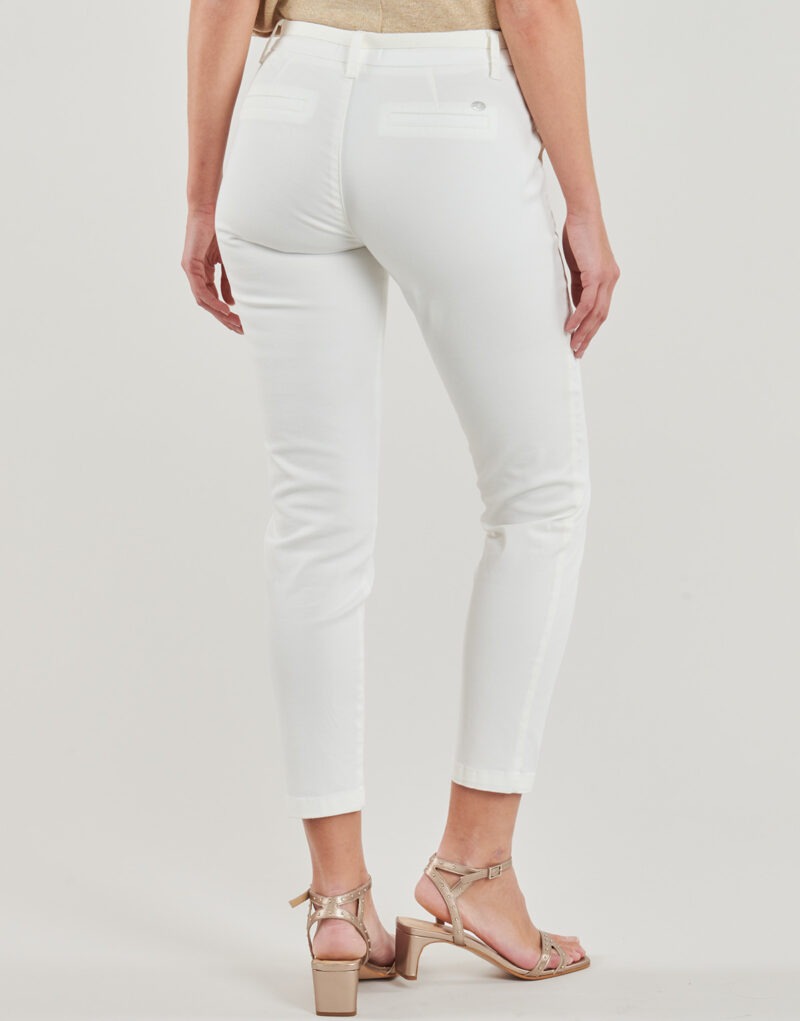 Chino Hose Freeman T.Porter CLAUDIA FELICITA Wei&szlig; Chino Hosen Damen - 4