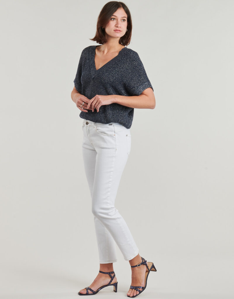 Jeans Slim Freeman T.Porter SOPHY ANDALOUSIA Bianco Jeans Slim Donna - 3