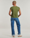 T-shirt Freeman T.Porter TARIK NEVADA Verde T-shirt maniche corte Donna - 4