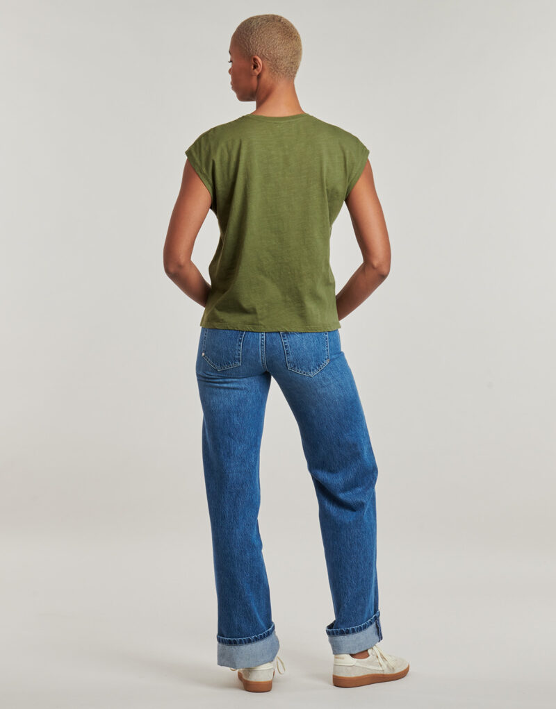 T-shirt Freeman T.Porter TARIK NEVADA Verde T-shirt maniche corte Donna - 4
