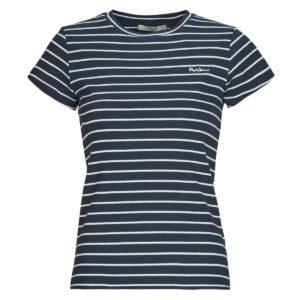 T-shirt  Pepe jeans  MERIBEL  Marine -  T-shirt maniche corte Donna