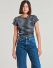 T-shirt Pepe jeans MERIBEL Marine T-shirt maniche corte Donna - 2
