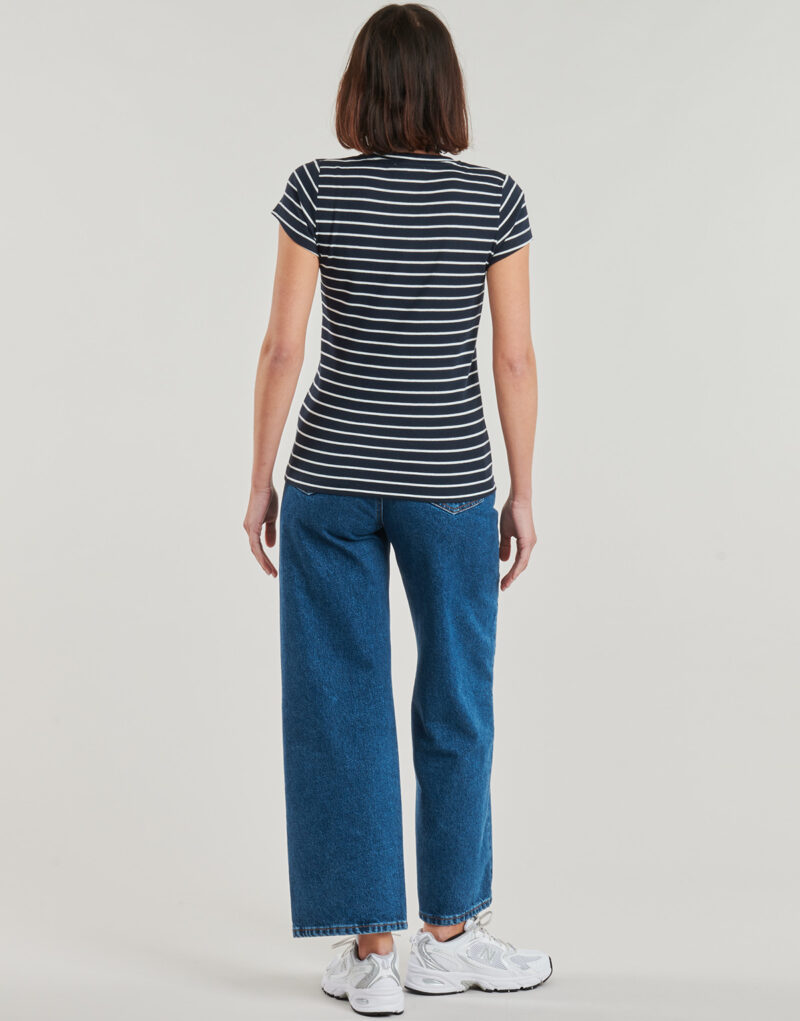 T-shirt Pepe jeans MERIBEL Marine T-shirt maniche corte Donna - 4