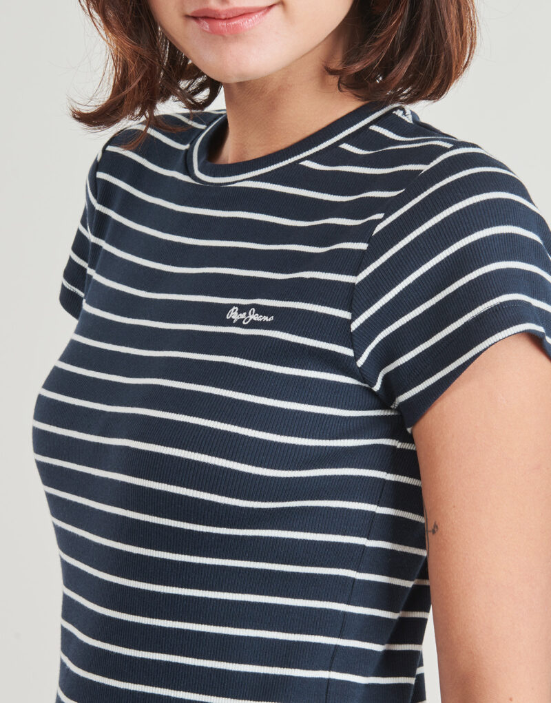 T-shirt Pepe jeans MERIBEL Marine T-shirt maniche corte Donna - 5