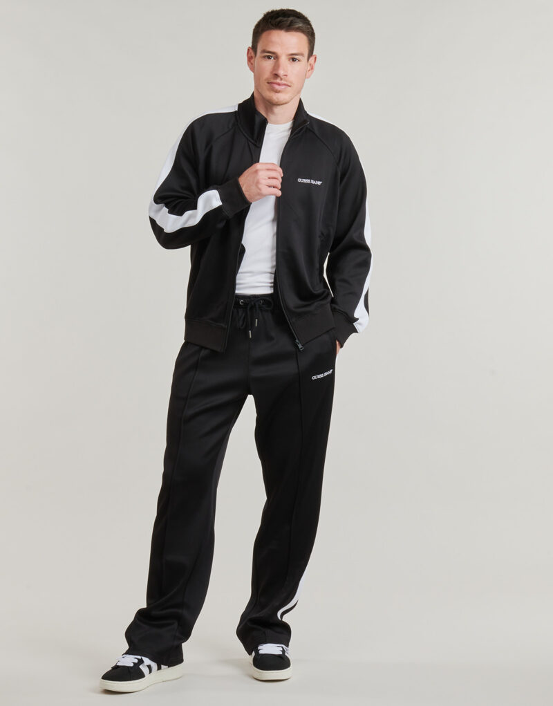 Pantaloni Sportivi Guess TRICOT TRACK PANT Nero Pantaloni Sportivi Uomo - 2