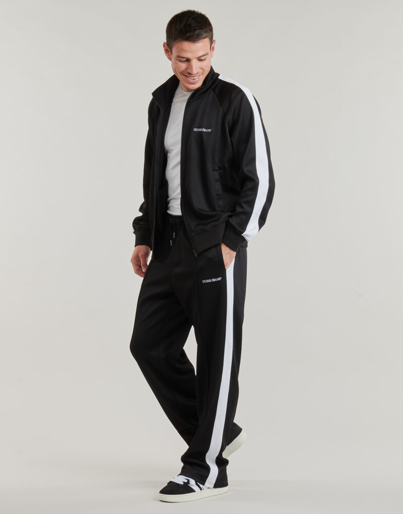 Pantaloni Sportivi Guess TRICOT TRACK PANT Nero Pantaloni Sportivi Uomo - 3