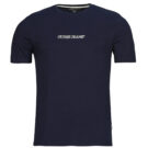 T-shirt Guess SS CN SLIM LOGO EMBRO TEE Marine T-shirt maniche corte Uomo - 1