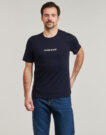 T-shirt Guess SS CN SLIM LOGO EMBRO TEE Marine T-shirt maniche corte Uomo - 2