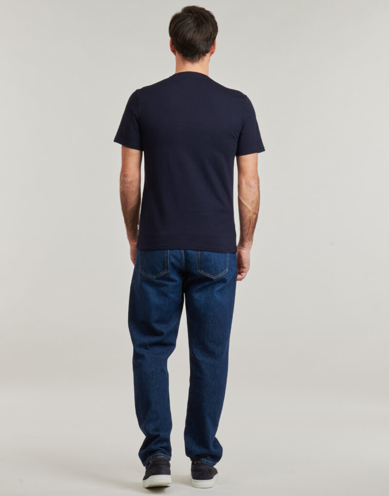 T-shirt Guess SS CN SLIM LOGO EMBRO TEE Marine T-shirt maniche corte Uomo - 4