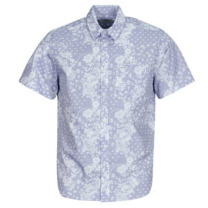 Camicia a maniche corte  Guess  SS REG PKT COLLAR SHIRT  Blu -  Camicie a maniche corte Uomo