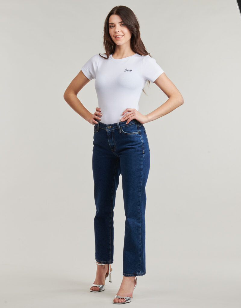 Jeans Guess G08 MID RISE STRAIGHT Bleu Jeans Femme - 2