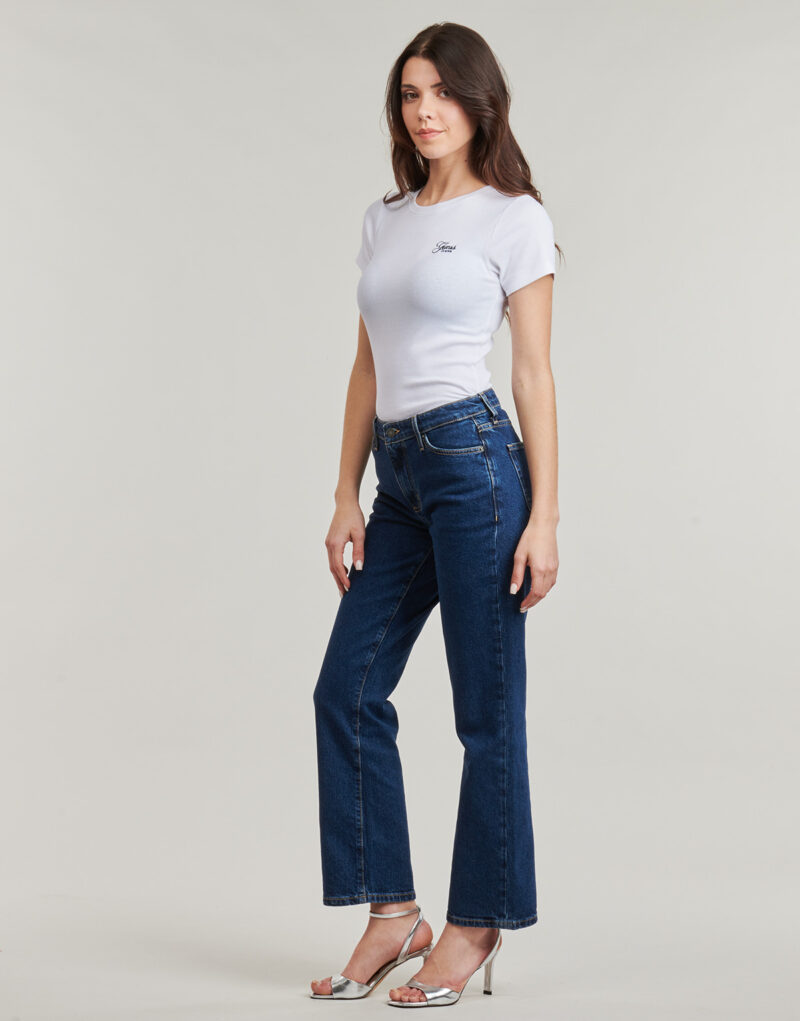 Jeans Guess G08 MID RISE STRAIGHT Bleu Jeans Femme - 3