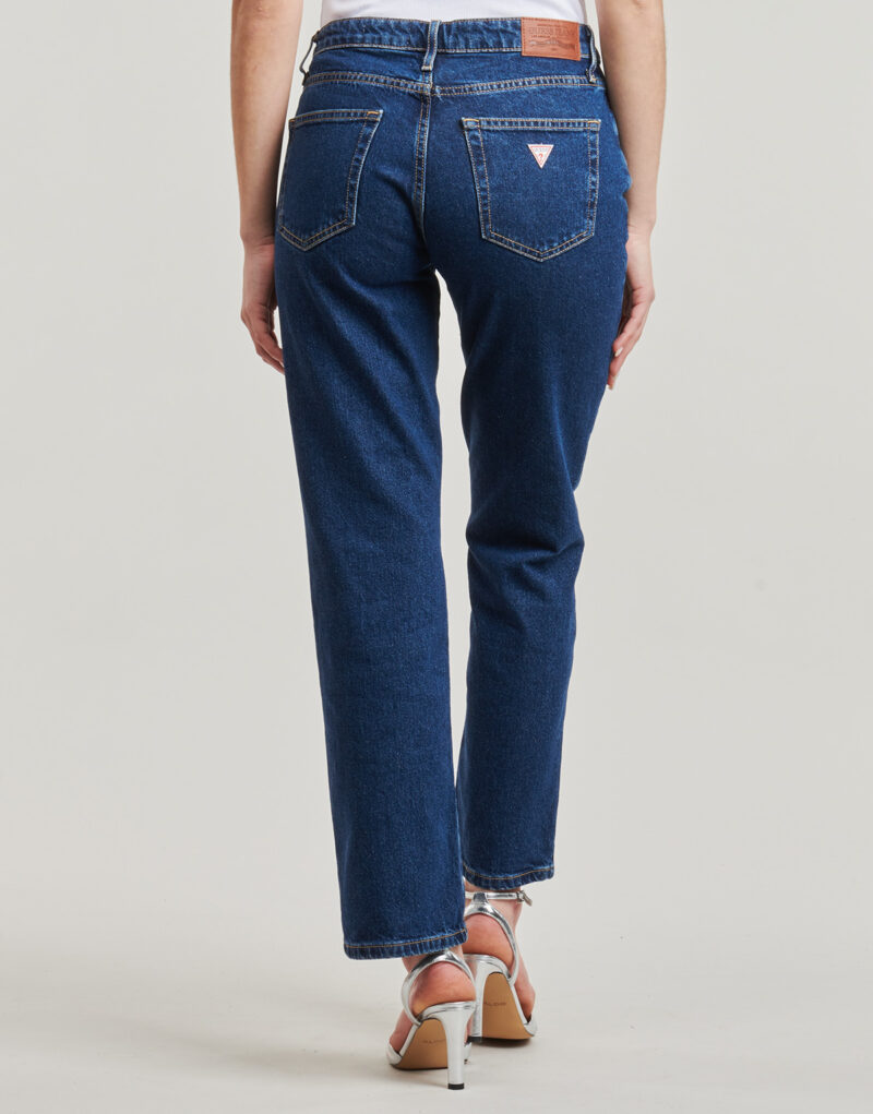 Jeans Guess G08 MID RISE STRAIGHT Bleu Jeans Femme - 4