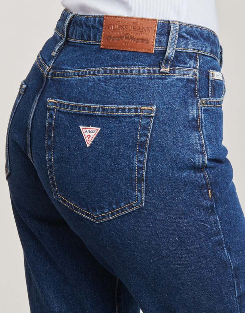 Jeans Guess G08 MID RISE STRAIGHT Bleu Jeans Femme - 5