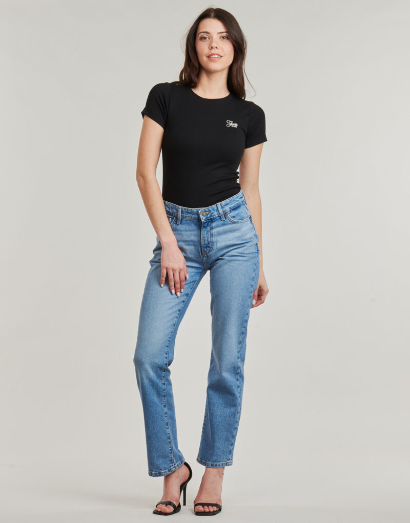 Jeans Guess G08 MID RISE STRAIGHT Bleu Jeans Femme - 2